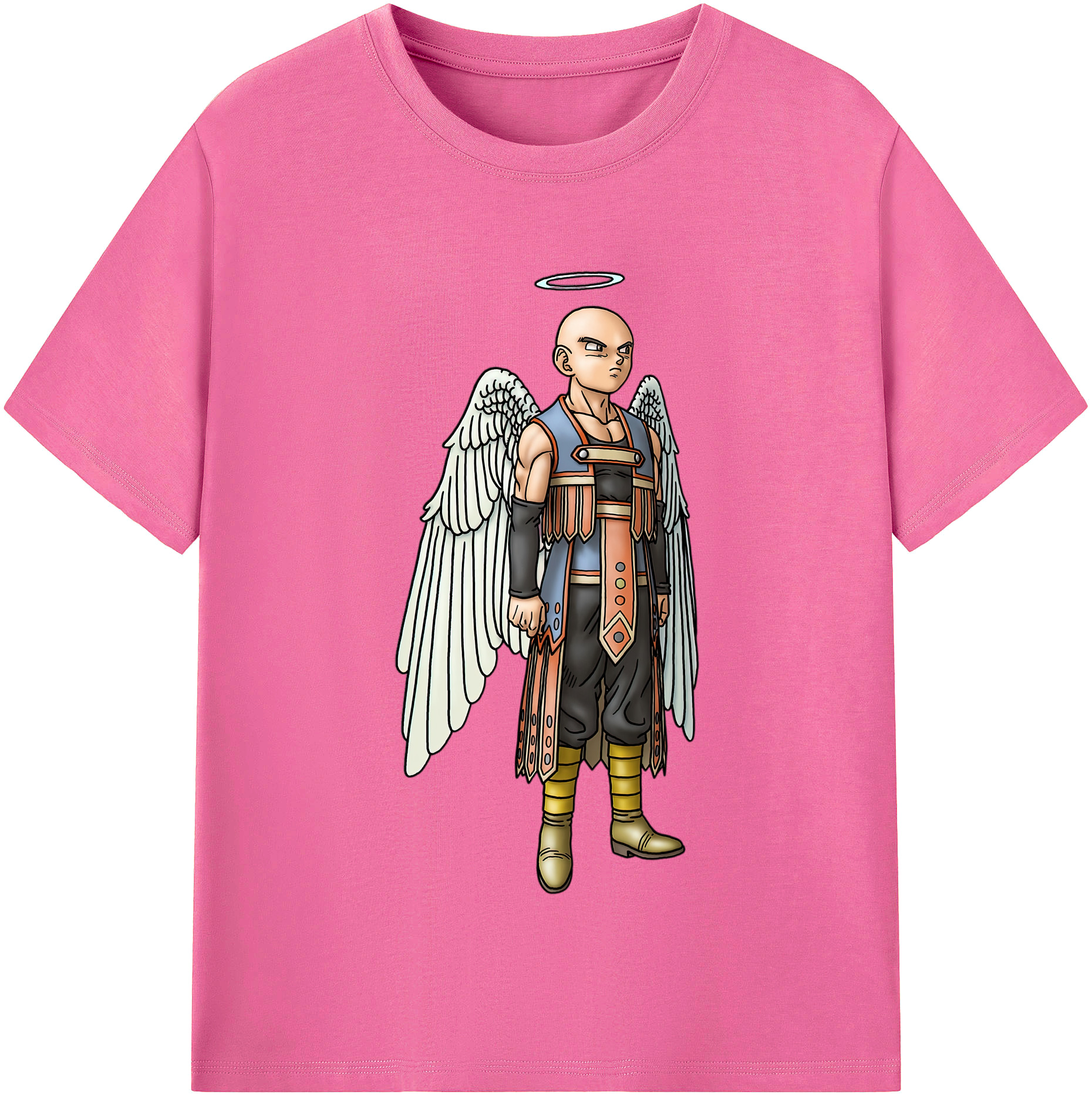（画像用） ドラゴンクエスト Doragon Kuesuto Dragon Quest レディースカジュアルプリントTシャツ（綿100％）